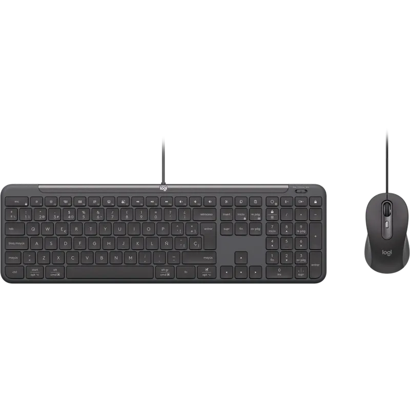 LOGITECH Signature Slim MK620 Wired Combo for Business - GRAPHITE - US INT'L - USB - N/A - INTNL-973 - USB-C