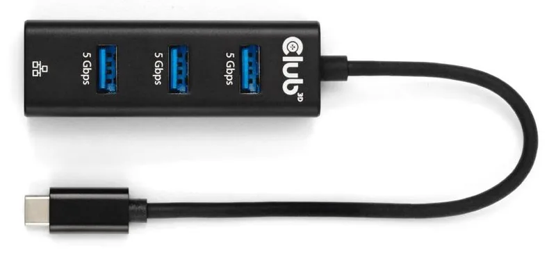 I/O HUB USB-C 3PORT/CSV-1549 CLUB3D