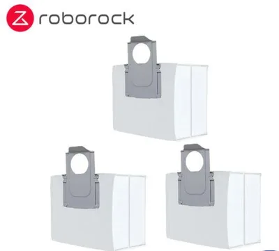Vacuum Cleaner Accessory|ROBOROCK|Disposable Dust Bag 3pcs|White|For OC0/Q70+/Q70 Max+/OC5/Q75+/Q75 Max+/Q55+/O35/S75 MaxV Ultra/S70 Pro Ultra/S80 Pro Ultra/S85 Pro Ultra/OC0-D/S80+/Q80 Max+/OC5-D/S85+/Q85 Max+/Q55 Pro+/S70 Max Ultra/S75 Max Ultra/Q55 Max+/Q55 DuoRoller+|8.02.0131