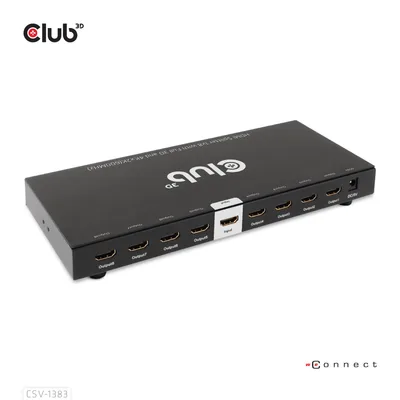 VIDEO SPLITTER HDMI 8PORT/3D 4K 60HZ CSV-1383 CLUB3D