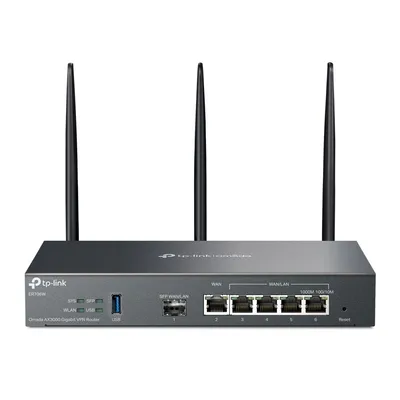 Wireless Router|TP-LINK|Omada AX3000 Gigabit VPN Router|Data speed 3000 Mbit/s|Ethernet WAN Yes|WAN connection type SFP|Ethernet LAN Yes|4xLAN ports|USB port Yes|ER706W