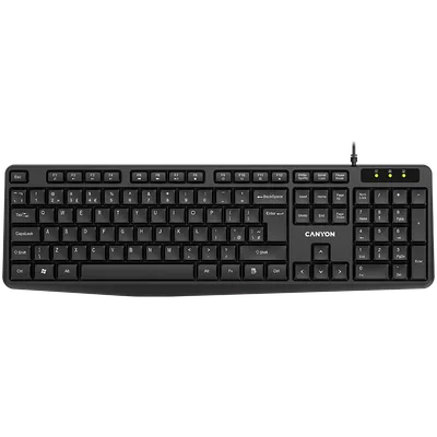 CANYON keyboard KB-1 UK Wired Black