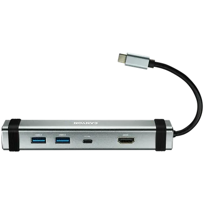 CANYON hub DS-3 4in1 USB-C Space Grey