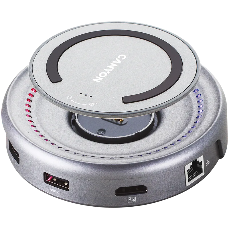 CANYON hub DS-7 7in1 USB-C Wireless Space Grey