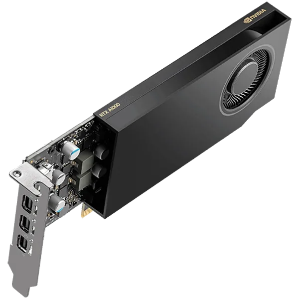 PNY NVIDIA A1000 8GB LowProfile OEM Version, PCI-Express 4.0 x16, LP, 8 GB GDDR6 128-bit, 4x Mini DP 1.4, 1x LP bracket