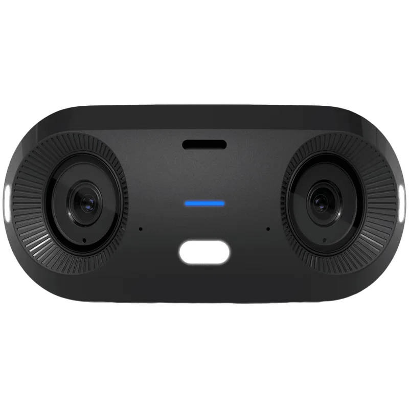 UBIQUITI UVC-G6-180-W Indoor/outdoor dual sensor 16MP 20 FPS PoE+ camera, with a Multi-TOPS AI Engine and panoramic 180 coverage