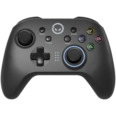 LORGAR TRIX-510, Gaming controller, Black, BT5.0 Controller with built-in 600mah battery, 1M Type-C charging cable ,6 axis motion sensor support nintendo switch ,android,PC, IOS13, PS3, normal size dongle,black
