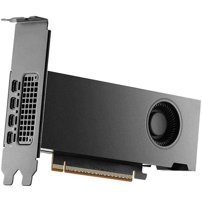 PNY NVIDIA RTX PRO 2000 Blackwell OEM Version, PCI-Express x16 Gen 5.0, Dual Slot, 16 GB GDDR7 ECC 128-bit, 4x Mini DP 2.1b, HDCP 2.2 and HDMI 2.0 support with opt. Adapter