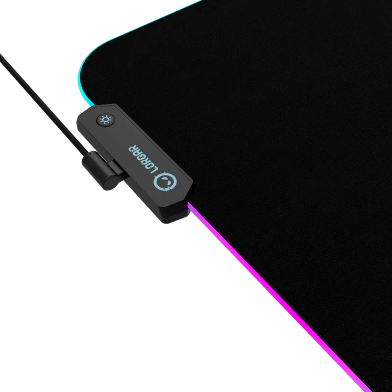 Lorgar Steller 919, Gaming mouse pad, High-speed surface, anti-slip rubber base, RGB backlight, USB connection, Lorgar WP Gameware support, size: 900mm x 360mm x 3mm, weight 0.635kg