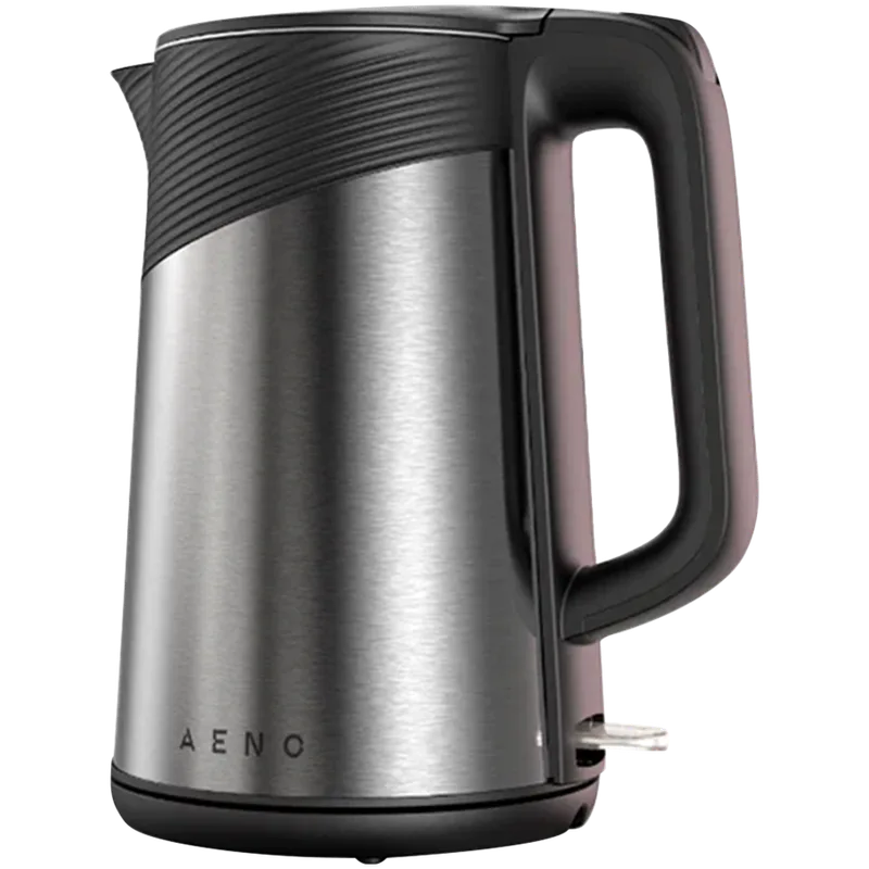 AENO EK3 Electric Kettle, 1.7L, Strix, Double Walls, Metallic Grey