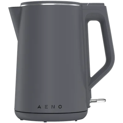 AENO EK4 Electric Kettle, 1.5L, Strix, Double Walls, Non-Heating body, Grey