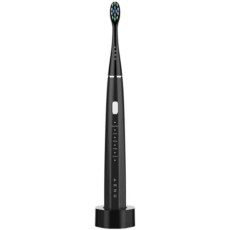 AENO DB2S Smart Sonic Electric Toothbrush, 46000 RPM, IPX7, Black