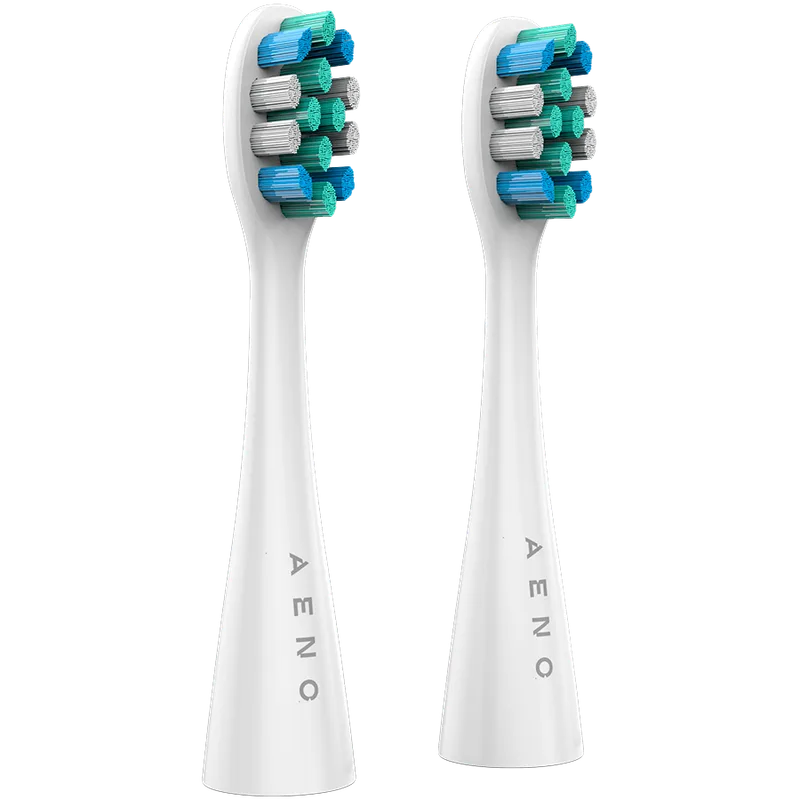 AENO Replacement Toothbrush Heads for DB7/DB8, White, 2 pcs