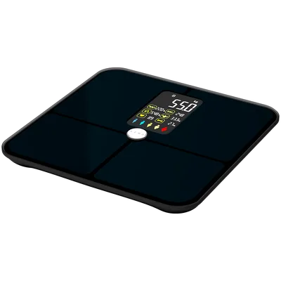 AENO BS2S Smart Body Scales, 16 Body Metrics, up to 180 kg, Black