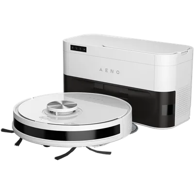 AENO RC6S Robot Vacuum, 2-in-1, Auto Dust Collector, 4000Pa, White