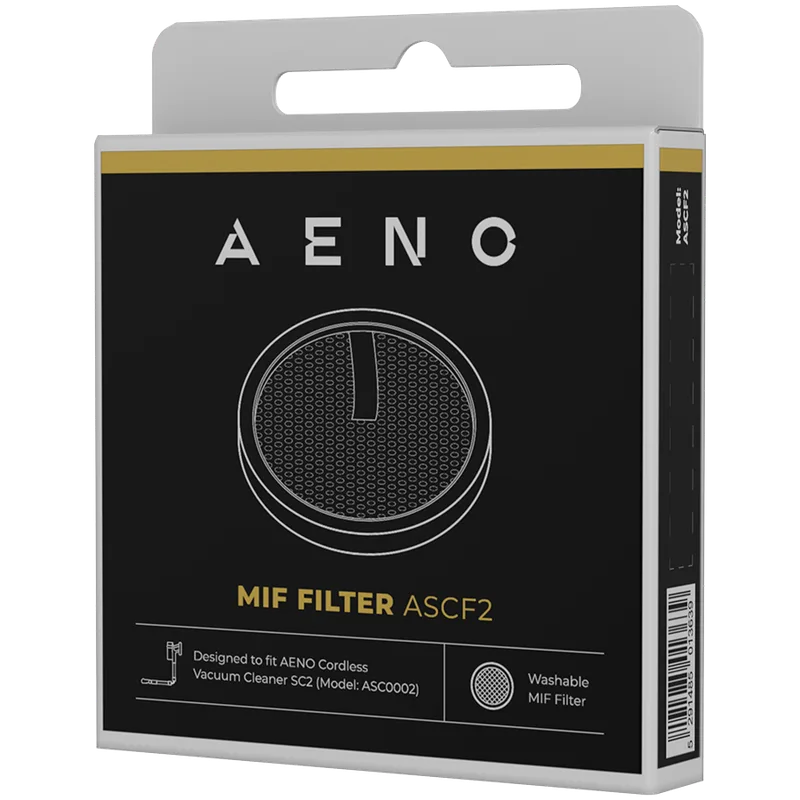 AENO Washable MIF Filter for Stick Vacuum Cleaner SC2, 1 pc