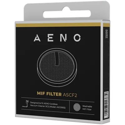 AENO Washable MIF Filter for Stick Vacuum Cleaner SC2, 1 pc