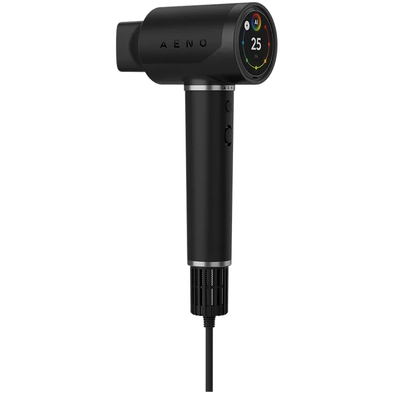 AENO HD5B AI ProDryer, 1500W, 5+ Modes, LCD, 110000 RPM, Black