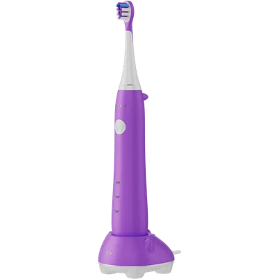AENO DB9V Sonic Toothbrush for Kids, 600mAh, 3 Brush Heads, IPX7, Violet