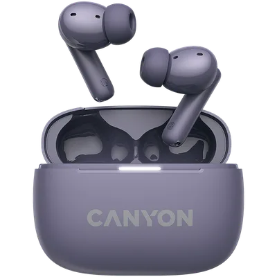 CANYON headset OnGo TWS-10 ANC+ENC Purple