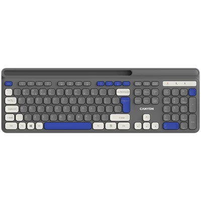 CANYON keyboard HKB-W03 EN AAA Wireless Grey