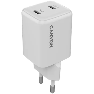 CANYON charger CU35CC GaN 35W 2xPD EU White