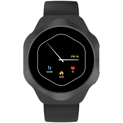 CANYON Smart Watch Hexagon 88 BT-CALL Black