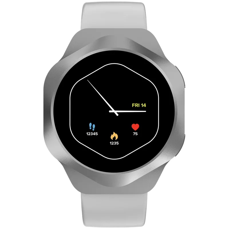 CANYON Smart Watch Hexagon 88 BT-CALL Silver