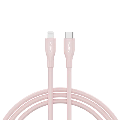 CANYON cable CLNM60 C-L 60W MFI 1m Silicon Pink