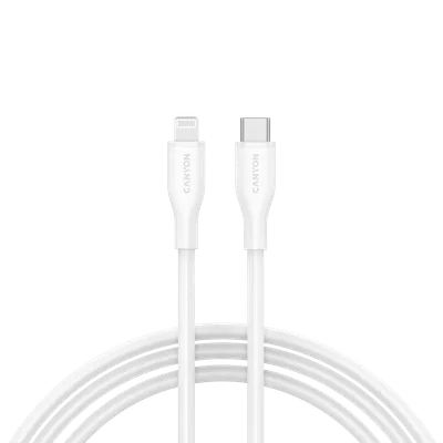CANYON cable CLNM60 C-L 60W MFI 1m Silicon White