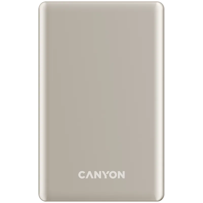 CANYON power bank OnPower 505 slim Magnetic 5000 mAh PD20W Beige