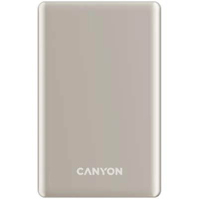 CANYON power bank OnPower 505 slim Magnetic 5000 mAh PD20W Beige