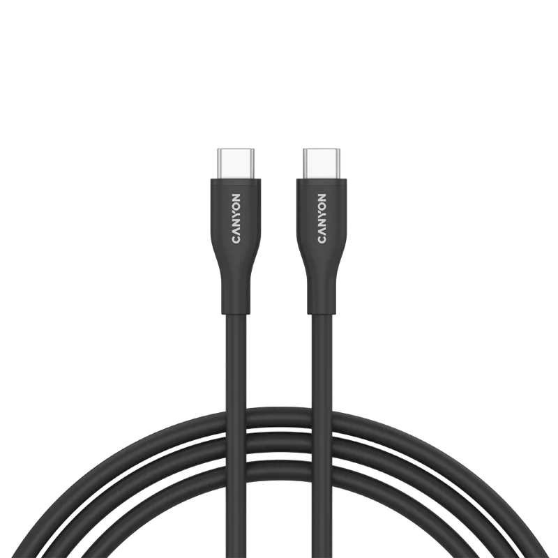 CANYON cable CC60SC10 C-C 60W 1m Silicon Black