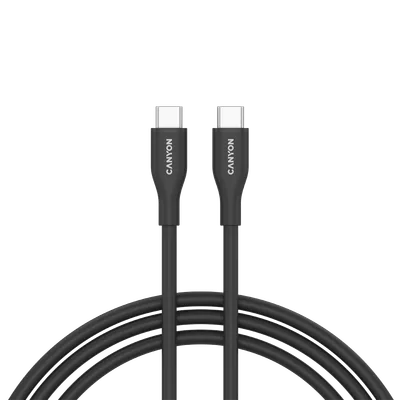 CANYON cable CC60SC10 C-C 60W 1m Silicon Black