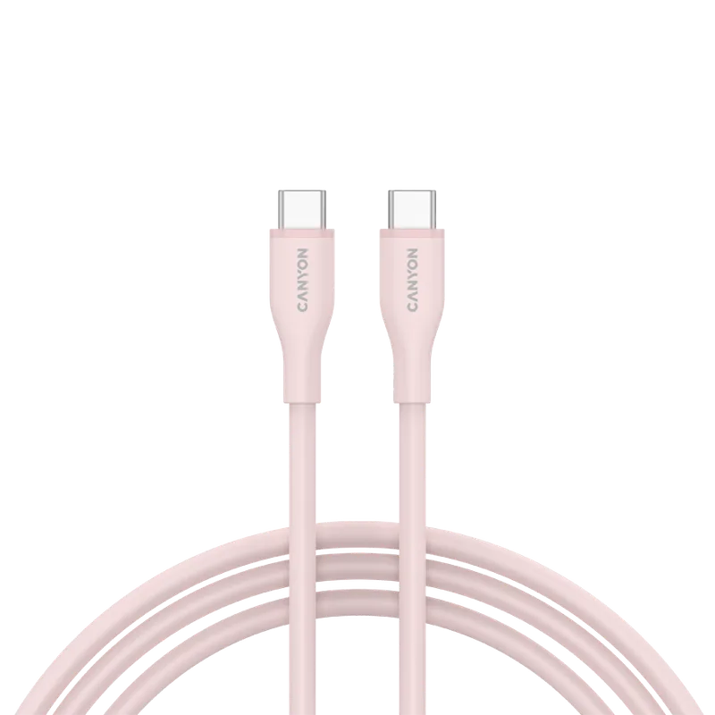 CANYON cable CC60SC10 C-C 60W 1m Silicon Pink Sand