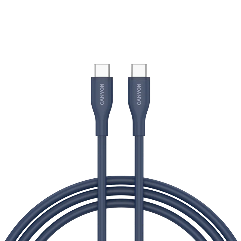 CANYON cable CC60SC10 C-C 60W 1m Silicon Dark blue