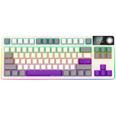 LORGAR KBP70TKLW, Wireless TKL Mechanical Gaming Keyboard Pro, Beige, EN layout