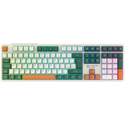 CANYON keyboard Shadder GKW-11 Mech RGB UK/US Wireless White
