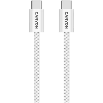 CANYON cable OnWire 60MG C-C 60W Magnet Braided 1m White