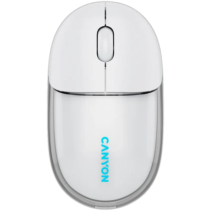 CANYON mouse OnClick 24 BT/ Wireless Transparent/White
