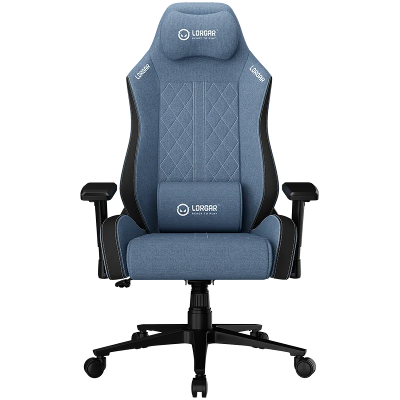 LORGAR CHA41, Ergonomic Gaming Chair Advanced, premium anti-stain fabric, Blue