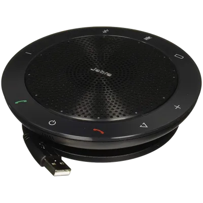 JABRA SPEAK 510 + MS Speakerphone for UC & BT plus Bundle LINK 370, USB Conference solution, 360-degree-microphone, Plug&Play, mute and volume button, Wideband, Bluetooth, Microsoft optimized. Version B: incl. Smart Button activated via JABRA Direct