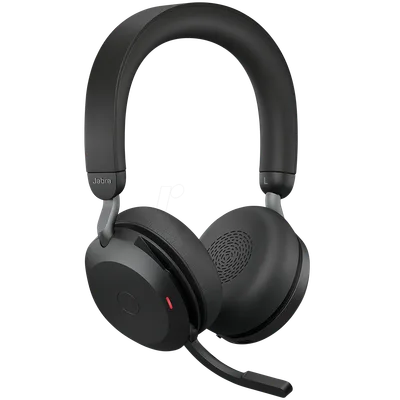 JABRA EVOLVE2 75, Link380c MS Stereo Black, EVOLVE2 75 headset Black MS, Link 380 BT adapter USB-C MS,1.2m USB-C to USB-C cable, carry pouch, warranty and warning (safety leaflets)