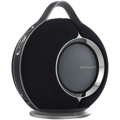 Devialet Mania Deep Black with dock