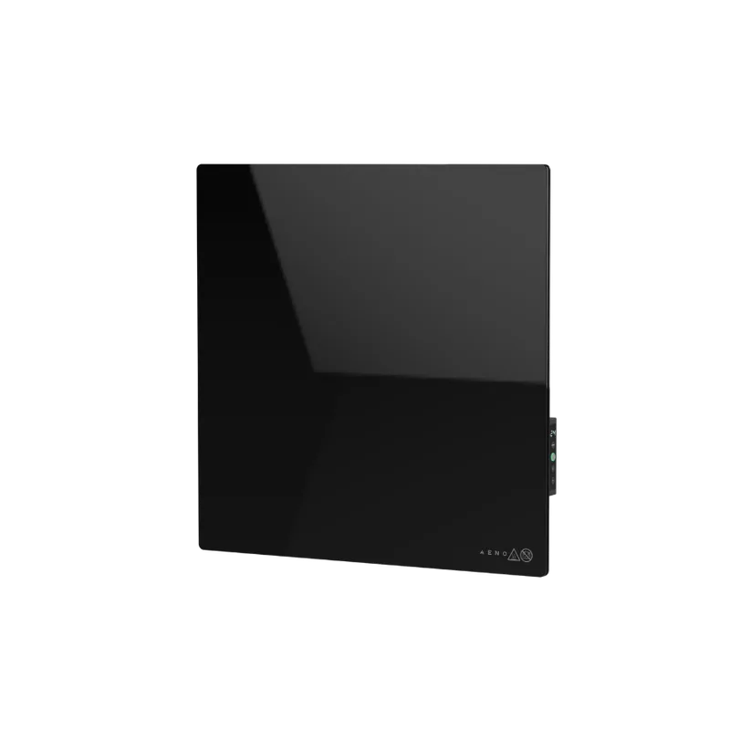 AENO GH12S Premium Eco Smart Quadro Wall Heater, 500W, EU Plug (E/F), Black