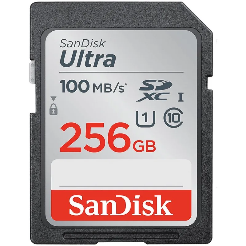 SANDISK Ultra 256GB SDXC Memory Card 100MB/s
