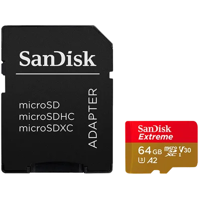 MEMORY MICRO SDXC 64GB UHS-I/W/A SDSQXAH-064G-GN6AA SANDISK