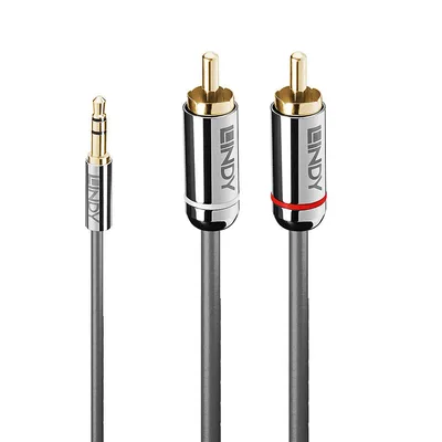 CABLE AUDIO 3.5MM TO PHONO/0.5M 35332 LINDY