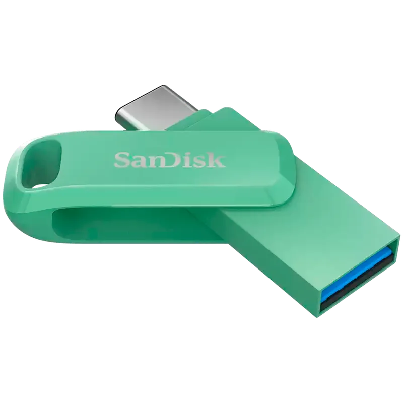 SANDISK Ultra Dual Drive Go USB Type- C, Absinthe Green, Global, 400MB/s 256GB