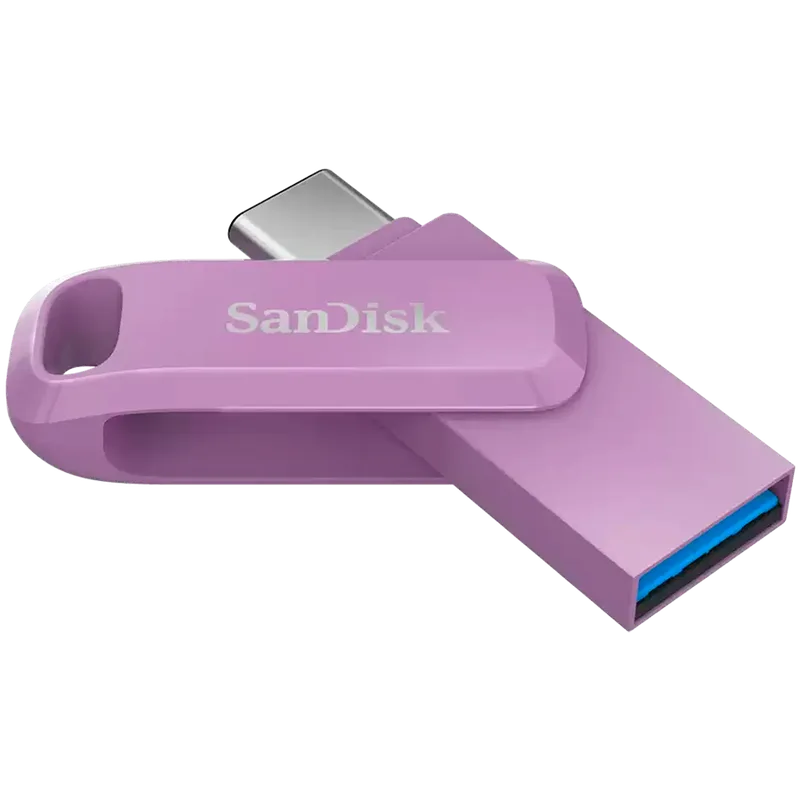 SANDISK Ultra Dual Drive Go USB Type- C, Lavender, Global, 400MB/s 256GB